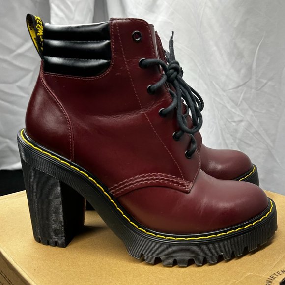 Dr. Martens Shoes - Dr Martens Women's Persephone Bootie Shiraz Buttero (7)